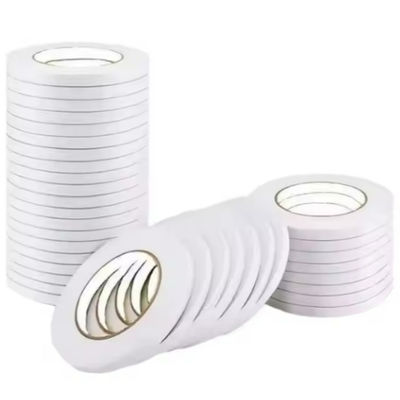 水性アクリル粘着テープ PEコーティング付き白紙リレーズラインナー付きの双面組織テープ