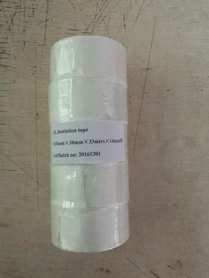 パラフィン型 塩素性のない白色ガラス繊維用電動布の隔離テープ