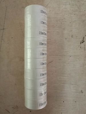 0.13mm 白色耐熱ガラス繊維布の隔熱テープ