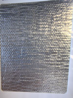 30m/50m ロール長 耐熱断熱ガラスクロス アルミ箔ラミネート 幅1000mm 産業用途向け