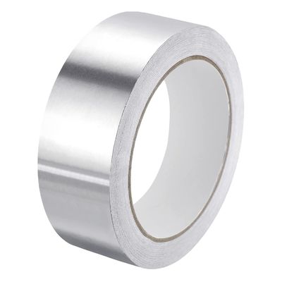 溶剤系アクリル接着剤付き高品質アルミ箔テープ 80um 厚さ 一般的な保持、パッチング、シーリング、マスキング用途