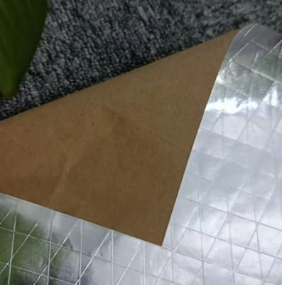 商用級のフォイル・スクリム・クラフト ベース重量95gsm,フォイル厚さ7um,クラフト紙バック60gm