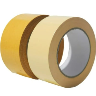 両面BOPPテープ、厚さ90um、粘着力14 N/25mm、引張強度70 N/25mm