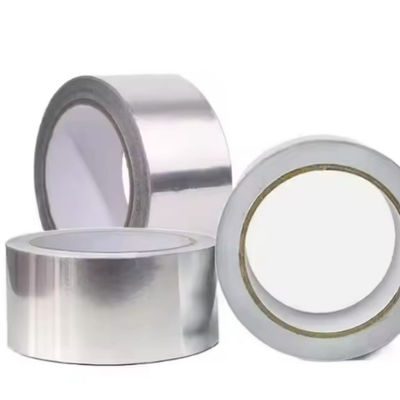 30um アルミニウム箔テープ、15N/25mm 粘着力、45N/25mm 引張強度、HVAC シーリング用