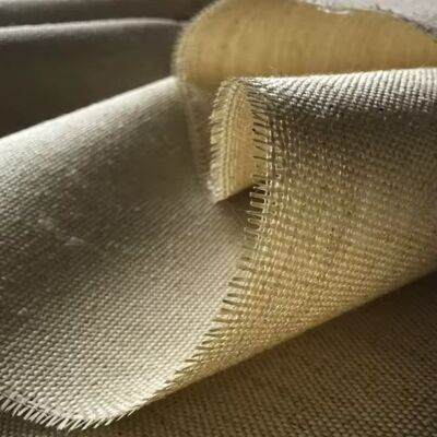 High-Temperature Vermiculite Coated Fiberglass/ High Silica Fabric